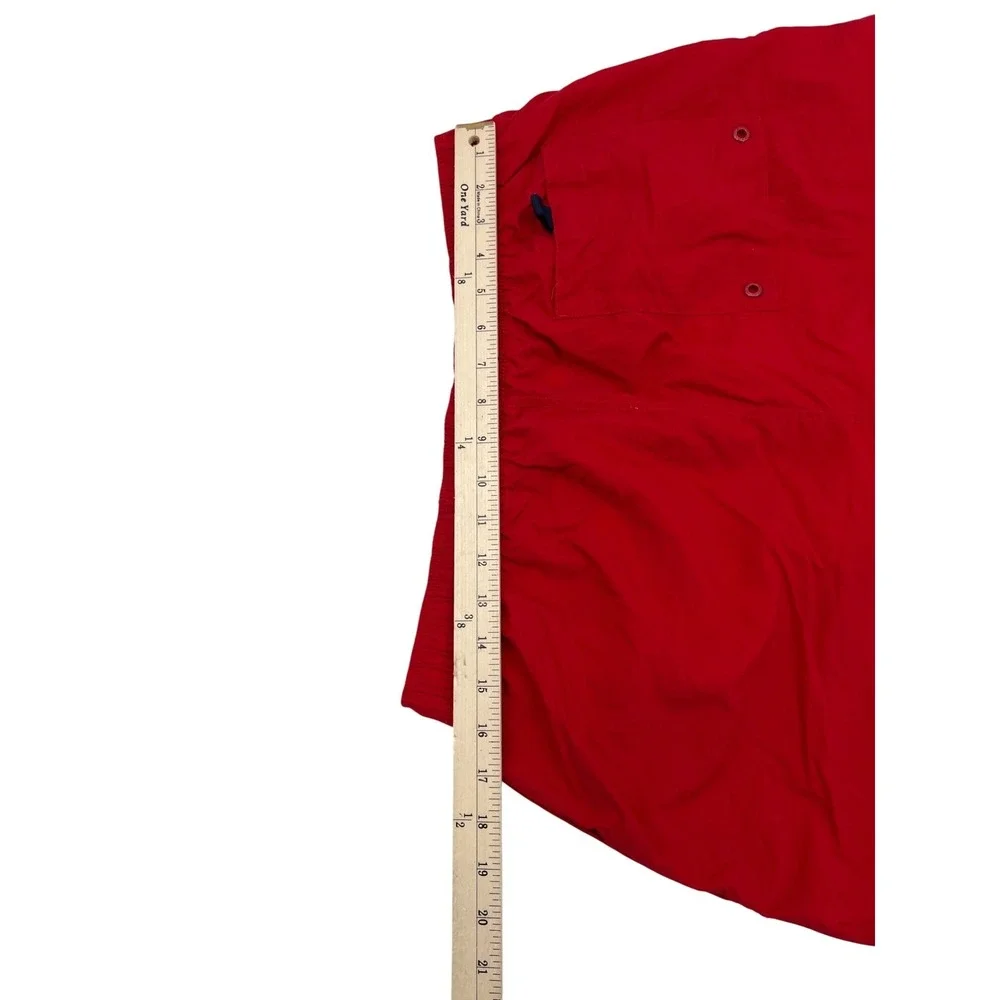 Nautica Mens Red Swim Trunks With Mesh Lining Size‎ L